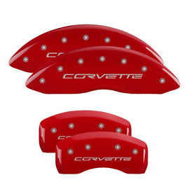 MGP CALIPER COVER 13008SCV6RD - 05-13 Corvette Caliper Covers Red image