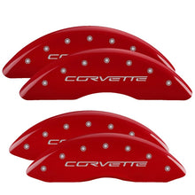 Load image into Gallery viewer, MGP CALIPER COVER 13083SCV6RD - 08-13 Corvette Caliper Covers Red image