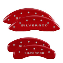 Load image into Gallery viewer, MGP CALIPER COVER 14005SSILRD - 14-   Silverado 1501 Caliper Covers Red image