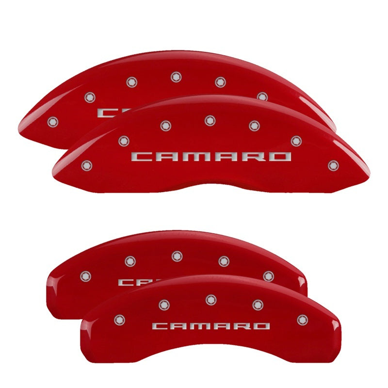 MGP CALIPER COVER 14033SCA5RD - 10-   Camaro Caliper Covers Red image