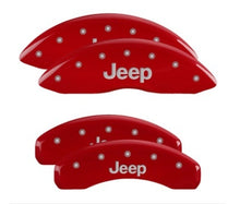 Load image into Gallery viewer, MGP CALIPER COVER 42020SJEPRD - 11-   Grand Cherokee Caliper Covers Red image