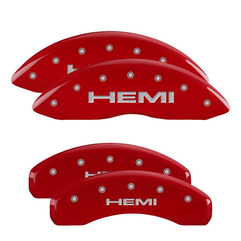 MGP CALIPER COVER 55001SHEMRD - 12-17 Dodge Ram Caliper Covers Red image