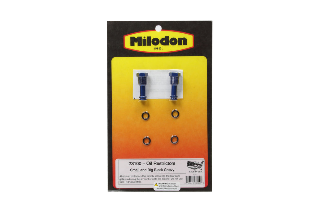 MILODON 23100 - Sb/Bb Chev Oil Restricto  image