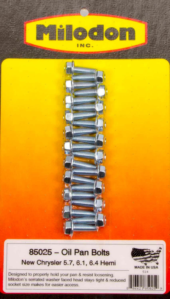 MILODON 85025 - Oil Pan Bolt Kit - 5.7/6.1L Hemi image