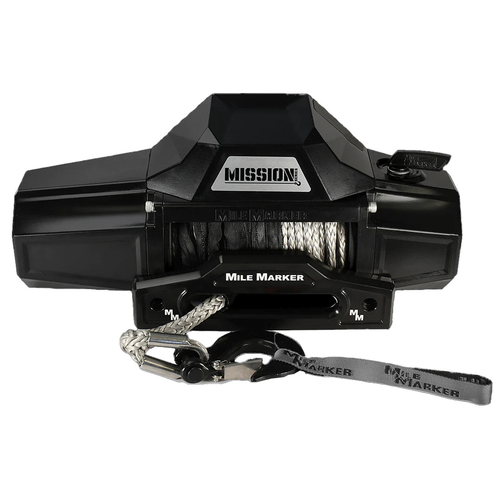 MILE MARKER 78-53141 - Mission 8000lb Winch with Synthetic Rope image