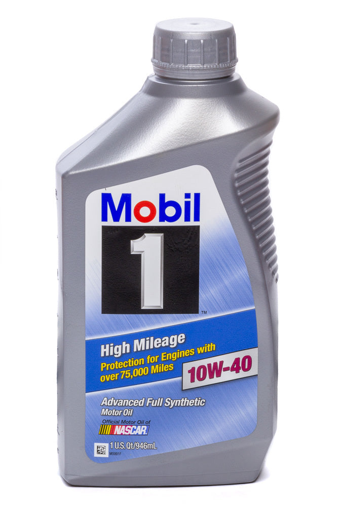 MOBIL 1 103536-1 - 10w40 High Mileage Oil 1 Qt image