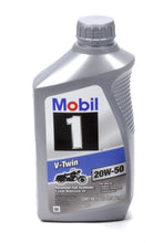 Load image into Gallery viewer, MOBIL 1 112630-1 - 20w50 V-Twin Oil 1 Qt  image