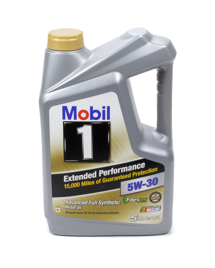 MOBIL 1 120766-1 - 5w30 EP Oil 5 Quart Bottle Dexos image