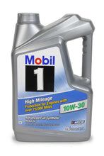 Load image into Gallery viewer, MOBIL 1 120770-1 - 10w30 High Mileage Oil 5 Qt Bottle image