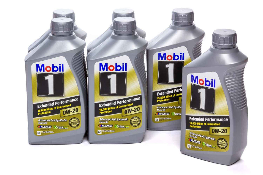 MOBIL 1 120926 - 0w20 EP Oil Case 6x1 Qt Bottle Dexos image