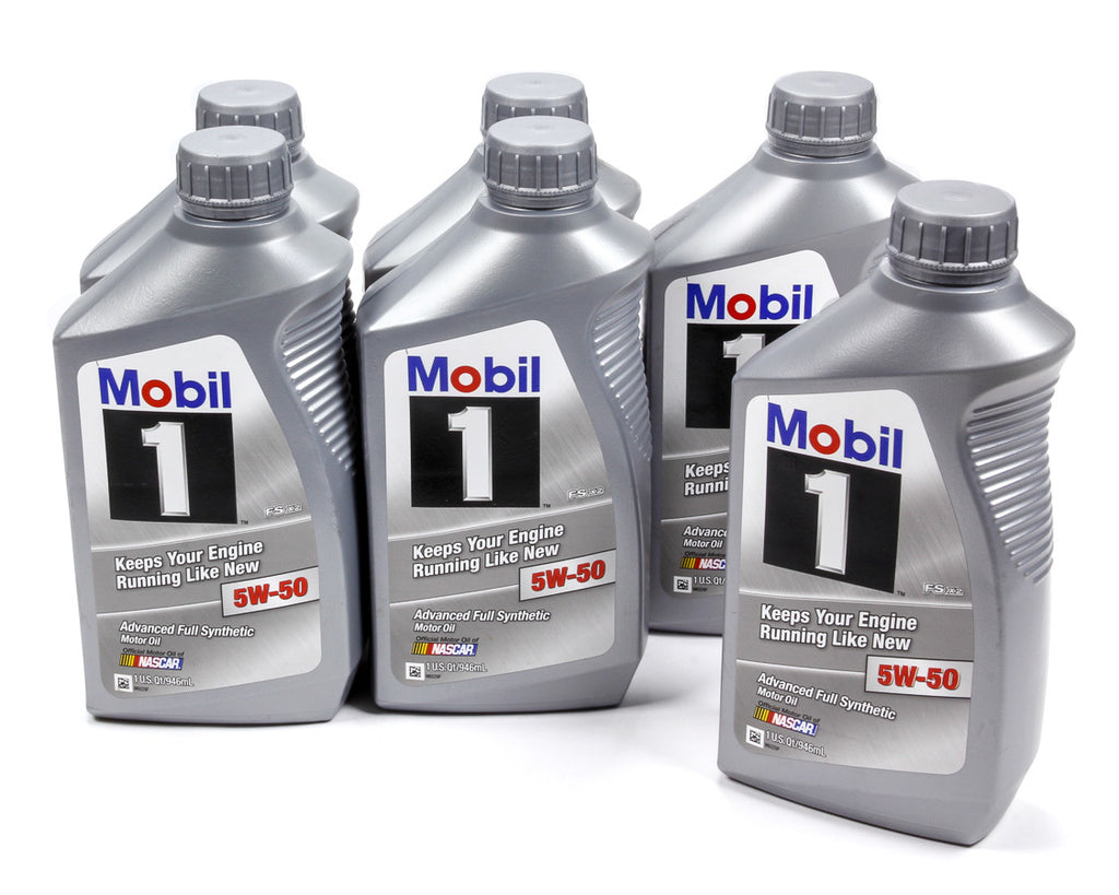 MOBIL 1 122075 - 5w50 Synthetic Oil Case 6x1 Qt. FS X2 image