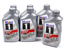 Load image into Gallery viewer, MOBIL 1 122286 - 10w40 Racing Oil Case 6x1 Qt. 4T Motorcycle image