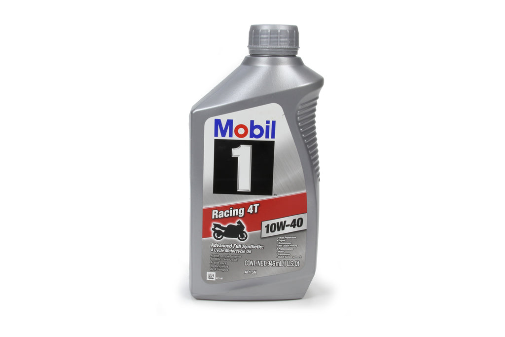 MOBIL 1 124245-1 - 10w40 Motorcycle Oil Quart image