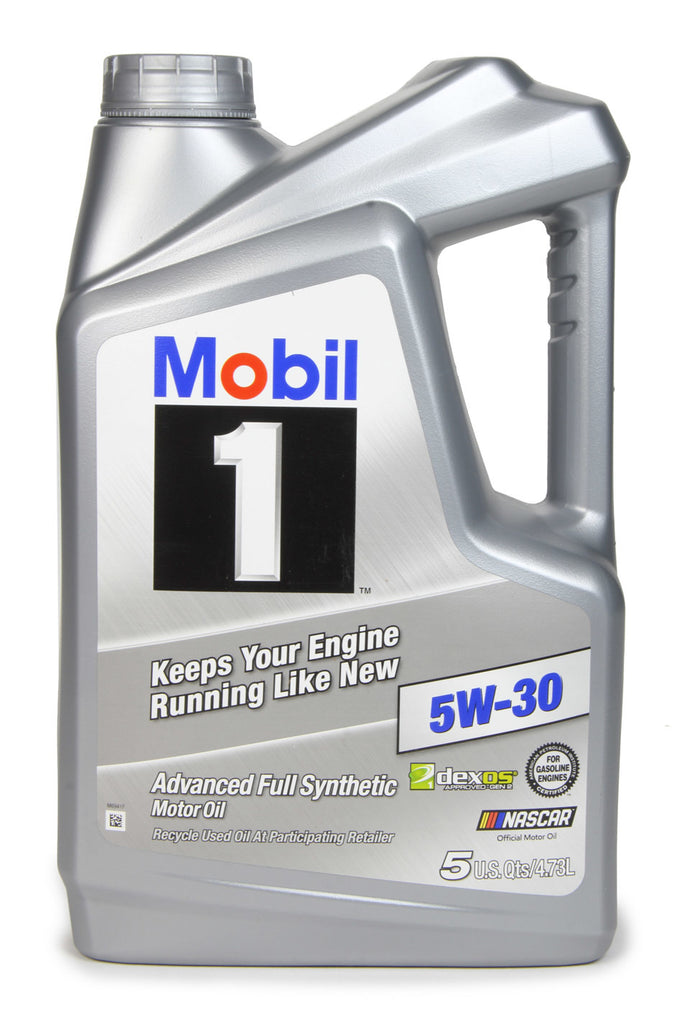 MOBIL 1 124317-1 - 5w30 Synthetic Oil 5 Qt. Bottle Dexos image