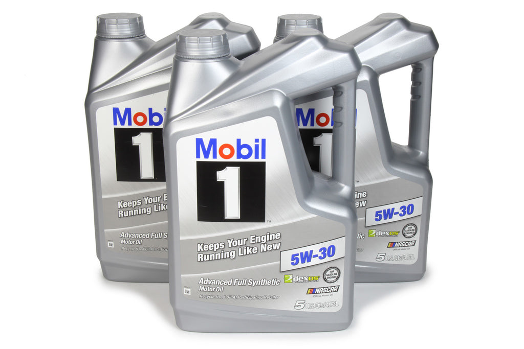 MOBIL 1 124317 - 5w30 Synthetic Oil Case 3x5 Qt Bottles Dexos image