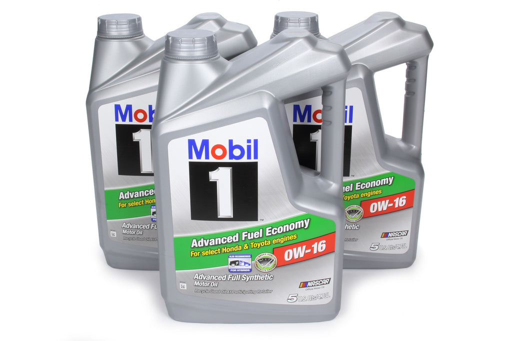 MOBIL 1 124322 - Mobil 1 Synthetic Oil 0w16 Case 3x5 Quart Jug image