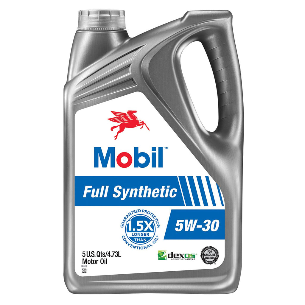 MOBIL 1 125198 - Full Synthetic Oil 5w30 Case 3 x 5 Quart Bottles image