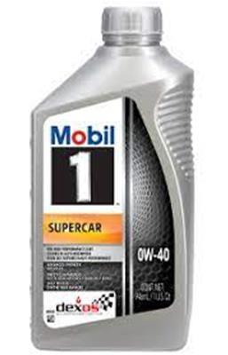 MOBIL 1 126870-1 - 0W40 Supercar Oil 1 Qt  image