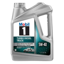 Load image into Gallery viewer, MOBIL 1 127097-1 - 5w40 Turbo Diesel Oil 1 Gallon image