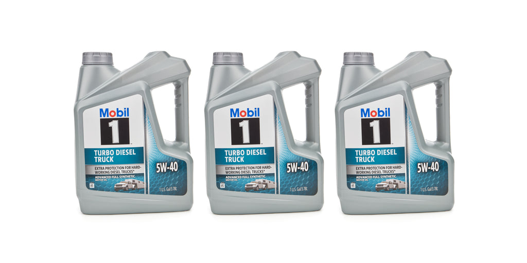 MOBIL 1 127097 - 5w40 Turbo Diesel Oil Case 3 x 1 Gallon image