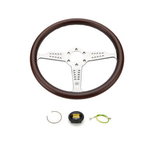 Load image into Gallery viewer, MOMO AUTOMOTIVE ACCESSORIES GRA35WD0P - Super Grand Prix Steerin g Wheel Wood/Pol. Silver image