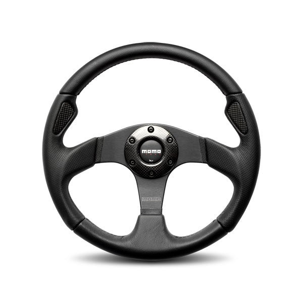MOMO AUTOMOTIVE ACCESSORIES JET35BK0B - Jet Steering Wheel Leath er / Airleather 350mm image