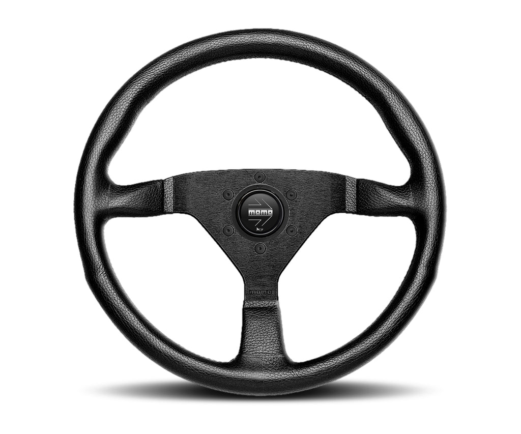 MOMO AUTOMOTIVE ACCESSORIES MCL32BK1B - Monte Carlo 320 Steering Leather Black Stitch image