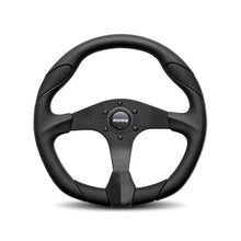 Load image into Gallery viewer, MOMO AUTOMOTIVE ACCESSORIES QRK35BK0B - Quark Steering Wheel Polyurethane Black image
