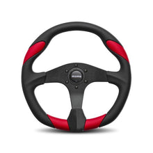 Load image into Gallery viewer, MOMO AUTOMOTIVE ACCESSORIES QRK35BK0R - Quark Steering Wheel Polyurethane Red Insert image