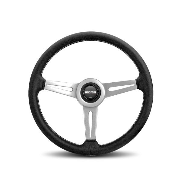 MOMO AUTOMOTIVE ACCESSORIES RET36BK2S - Retro Steering Wheel Leather image
