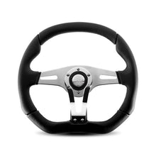 Load image into Gallery viewer, MOMO AUTOMOTIVE ACCESSORIES TRK-R35BK0B - Trek R Steering Wheel Leather / Airleather image