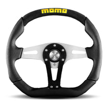 Load image into Gallery viewer, MOMO AUTOMOTIVE ACCESSORIES TRK35BK0B - Trek Steering Wheel BlK Leather/Airleather image