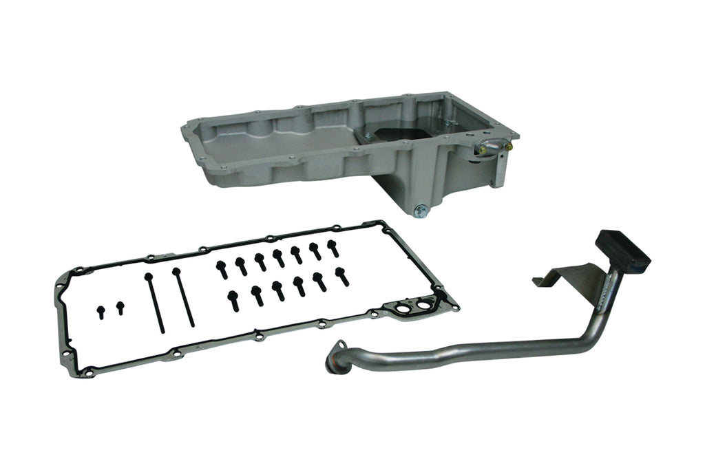 MOROSO 20105 - GM LS Swap Oil Pan Kit Cast Aluminum image