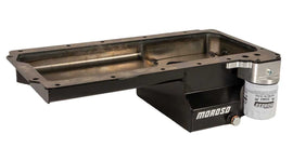 MOROSO 20142 - GM LS Oil Pan w/Billet Oil Filter Adapter 7qts. image