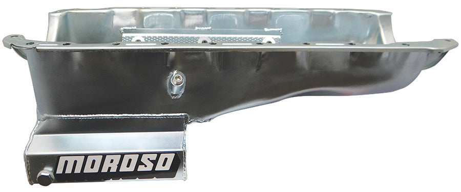 MOROSO 20416 - BBC 6qt Steel Oil Pan Gen IV GM A-Body Cars image