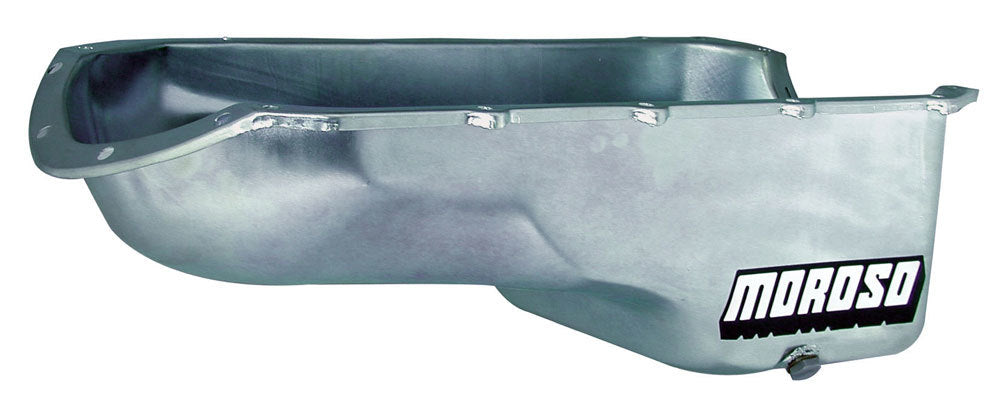 MOROSO 20492 - Pontiac V8 Oil Pan - Stock Replacement image
