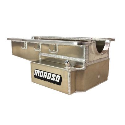 MOROSO 20538 - SBF Alm. Road Race Oil Pan Front Sump 351W image