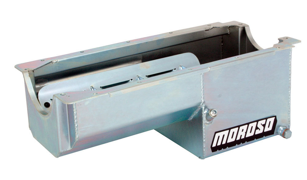 MOROSO 21019 - SBC Steel Oil Pan - 7qt. For Dart/Rocket Block image