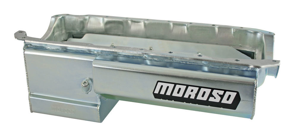 MOROSO 21048 - Oil Pan BBC Elim w/Partd Tray Deep F.S. image