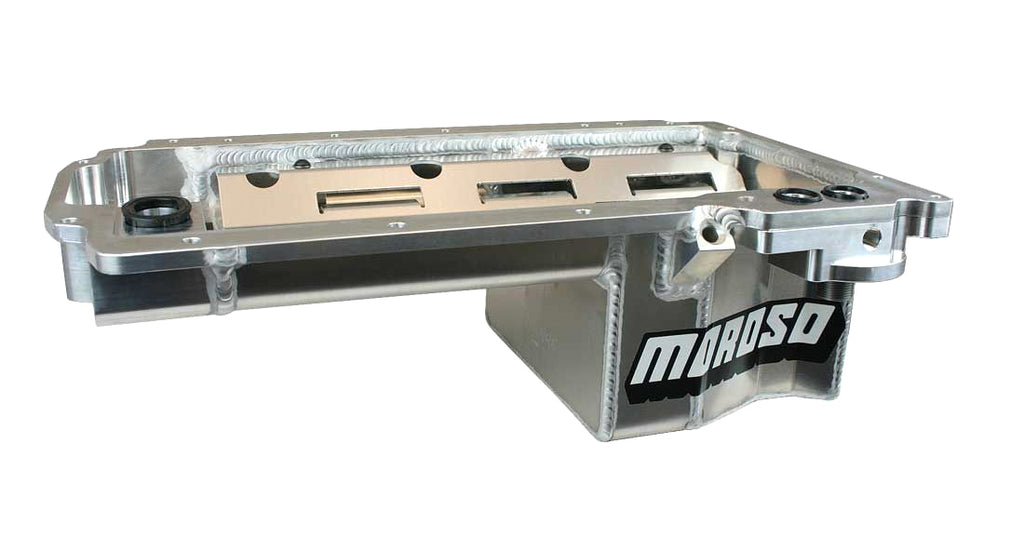 MOROSO 21148 - GM 4.3L V6 Oil Pan Rear Sump Road Race 6in Deep image