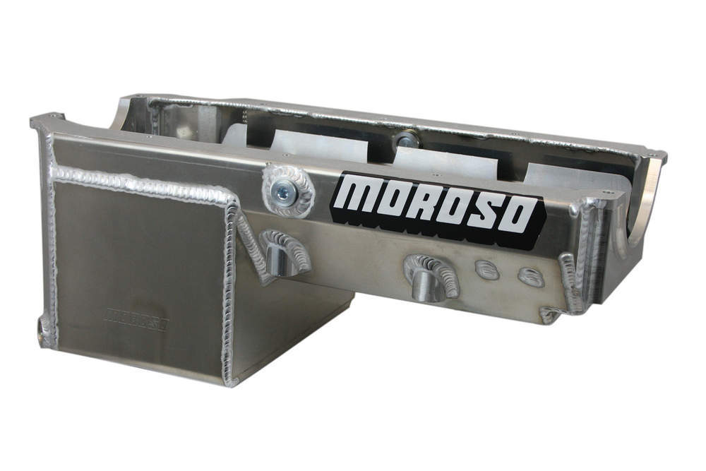 MOROSO 21240 - 8qt Oil Pan - SBC Drag Race w/2-Piece Rear Main image