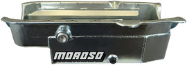 MOROSO 21327 - SBC 8qt CT Oil Pan - RH Dipstick 86-UP image