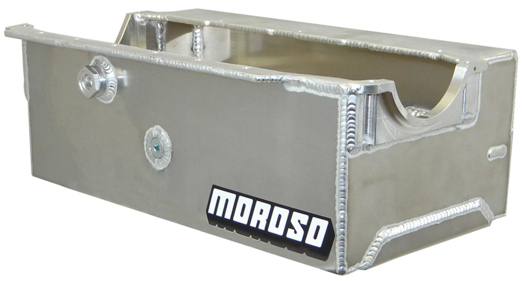 MOROSO 21330 - SBC Sprint Car Alum. Oil Pan - Wet Sump 9.5qts. image