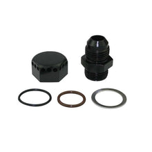 Load image into Gallery viewer, MOROSO 22627 - Positive Seal Vented Fitting 8an - Black image