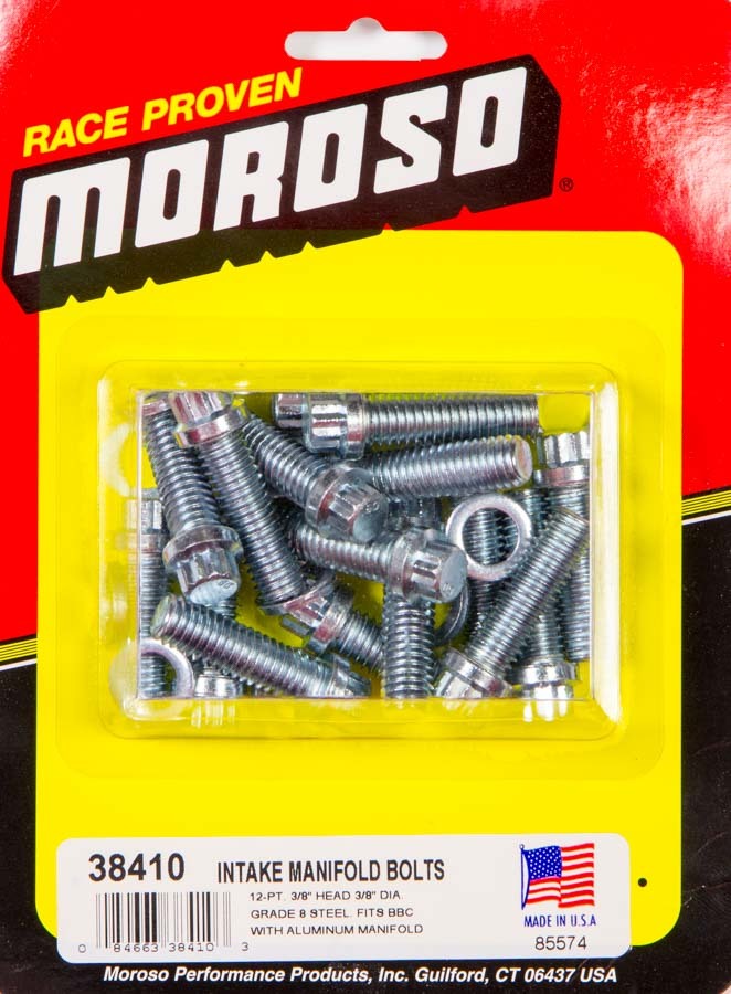MOROSO 38410 - Bb Chevy Intake Bolts  image