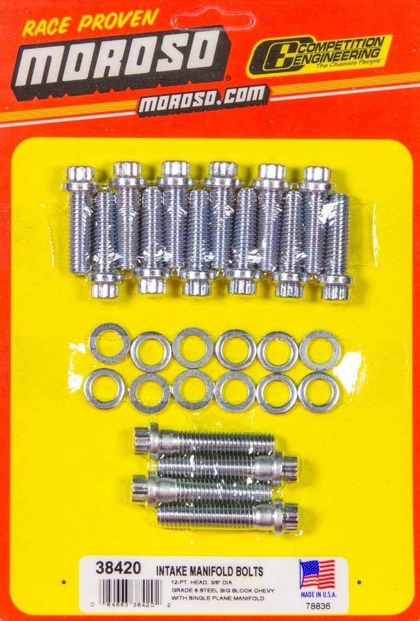 MOROSO 38420 - Bb Chevy Intake Bolts  image