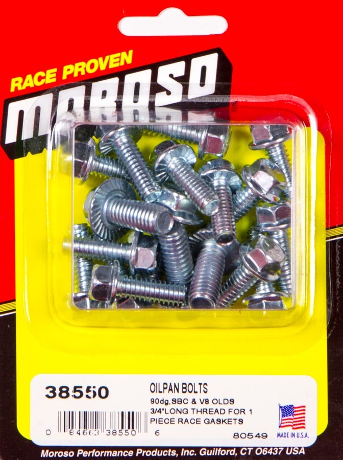 MOROSO 38550 - Sb Chevy Oil Pan Bolts  image