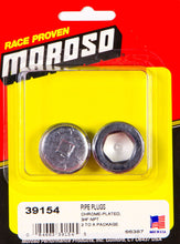 Load image into Gallery viewer, MOROSO 39154 - 3/4in. NPT Chrome Pipe Plug 2 Per Package image