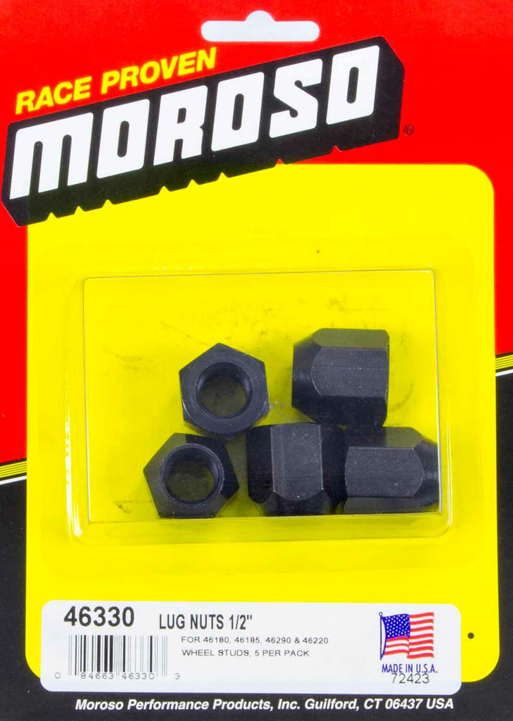 MOROSO 46330 - 1/2-20 Lug Nuts (5pk)  image