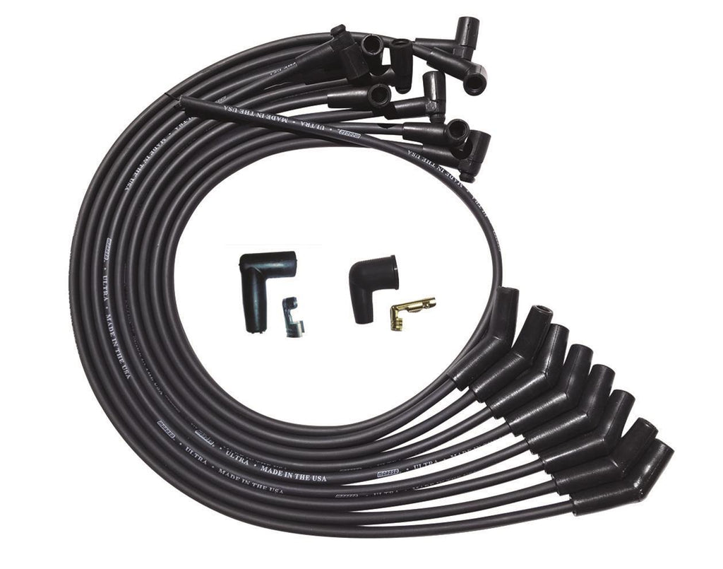 MOROSO 51027 - Ultra Plug Wire Set SBC Over V/C Black image